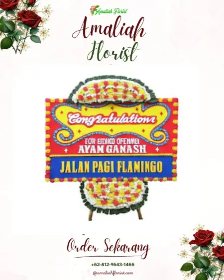 Sewa Papan Bunga Padang Manis